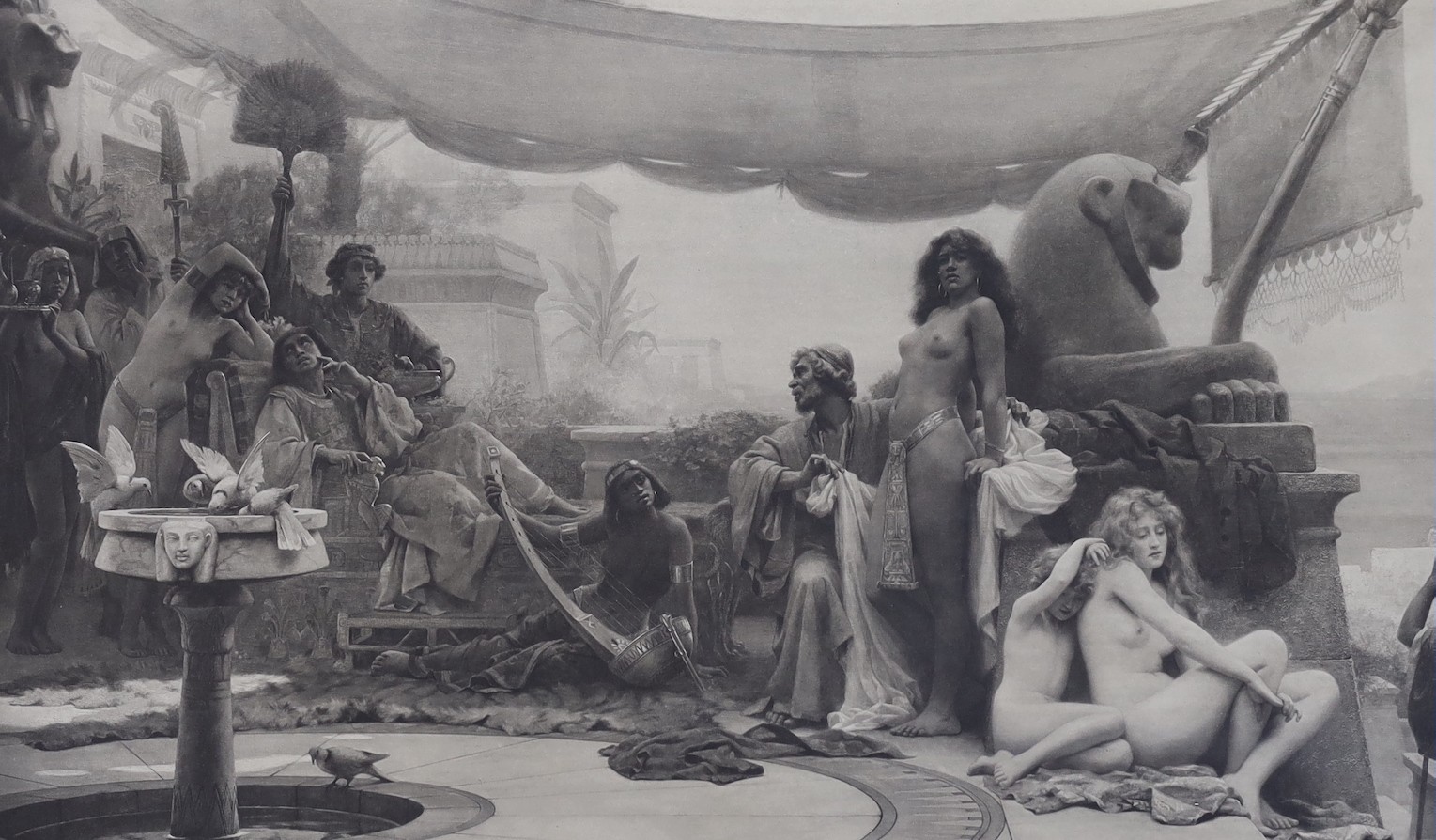 Ernest Normand (1857-1923), engraving, 'Bondage', Burlington Proof blindstamped, 47 x 69cm